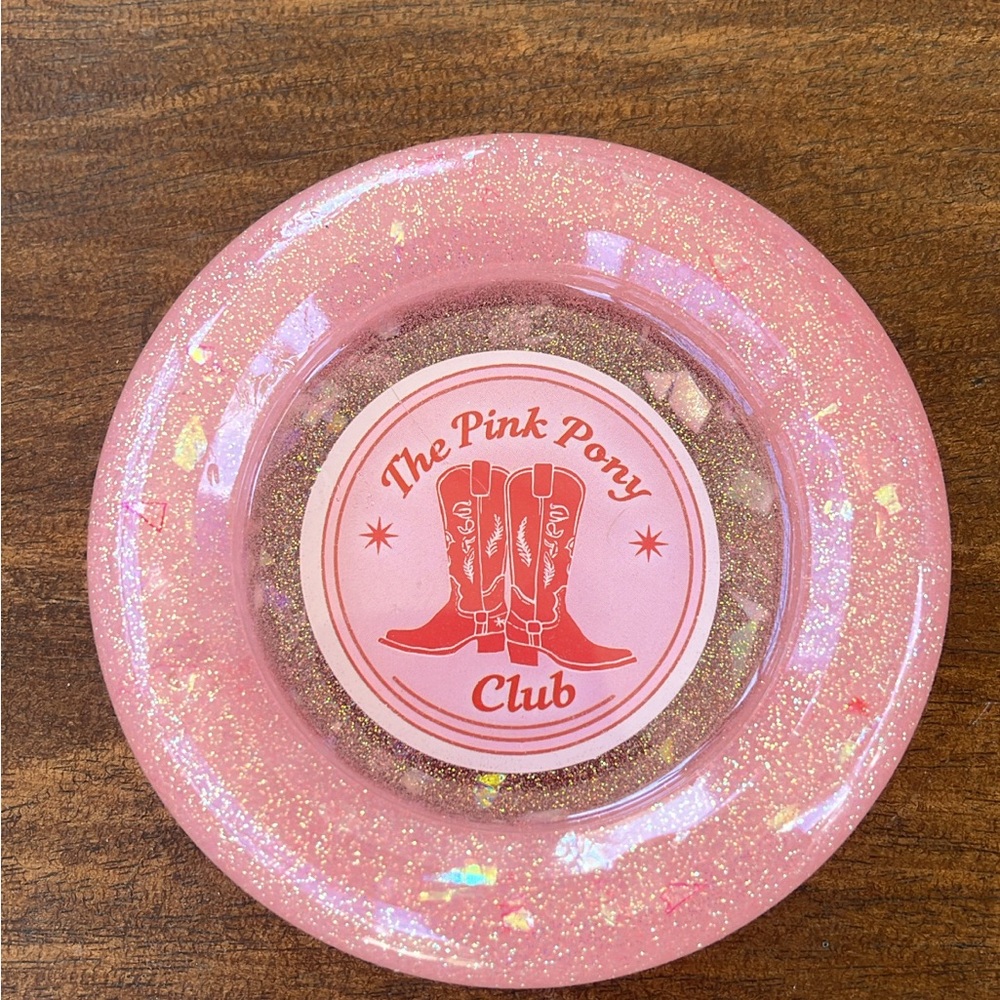Glittery Pink ashtray